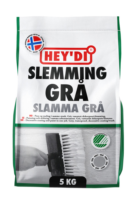 Hey'di slemming dekorpuss grå 5 kg